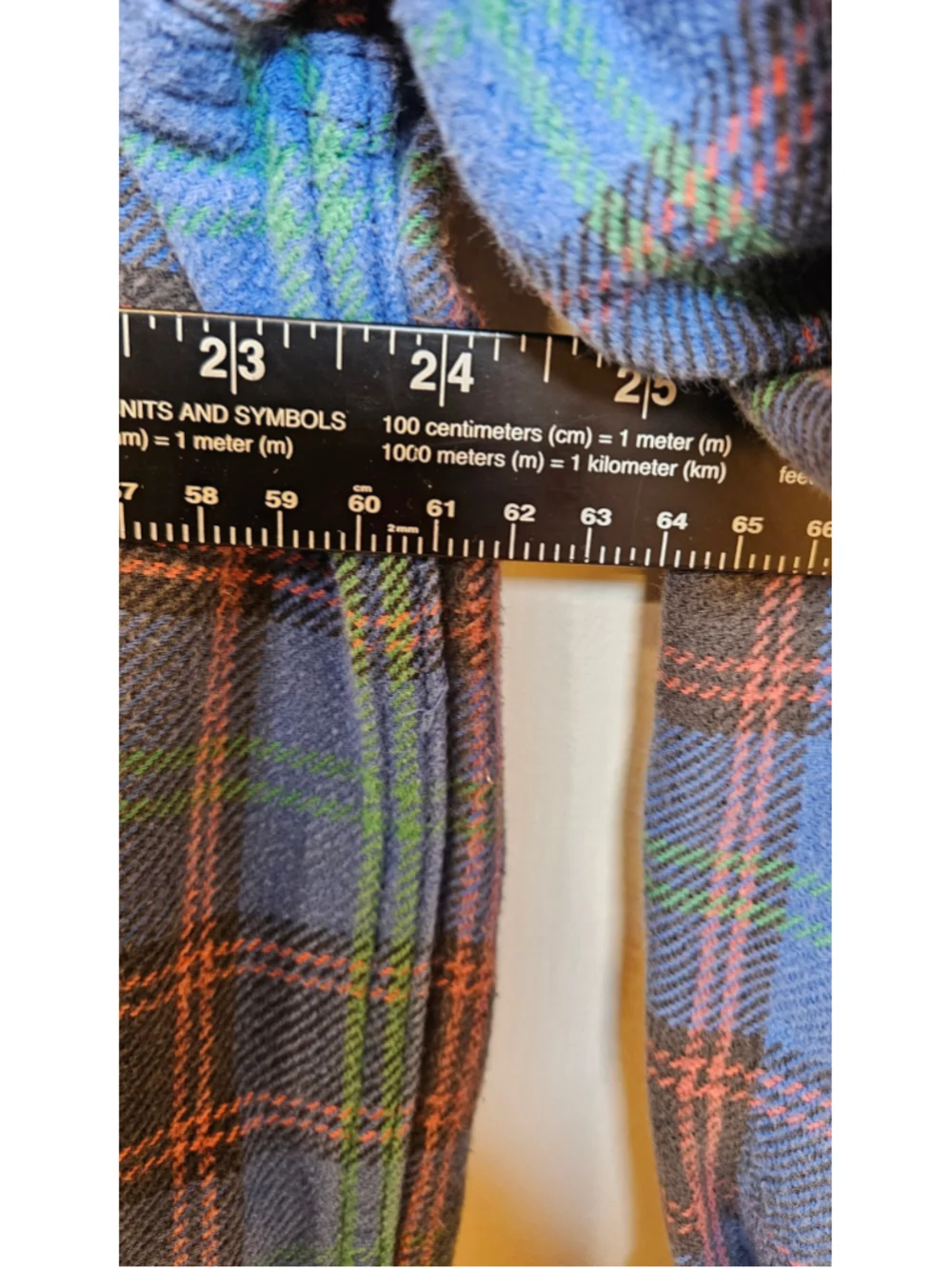 Vintage 90s Banana Republic Flannel Shirt L Made Portugal Blue Plaid Cotton